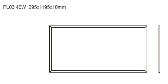 afmetingen led paneel 120 x 30