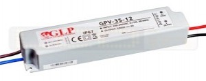 GLP voeding 35 Watt/12 volt IP65 5 jaar garantie