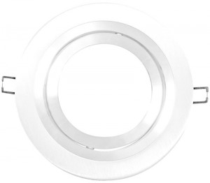 Tronix Architectural | Plate 111 | White | 1 hole round | Adjust