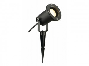 NAUTILUS grondpin XL, zwart, GU10 Energy Saver, max. 11W, incl. 1,5m kabel met stekker (227410 | 310714)