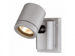 NEW MYRA wandlamp, zilvergrijs, GU10, max. 50W, IP55 (233104)