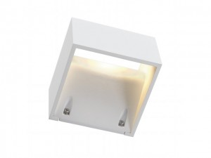 LOGS WALL, vierkant, wit, 6W LED, warmwit (232101 | 313133)