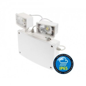 noodverlichting twin spot IP65