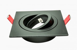 Architectural | Plate ECO | Black | Square adjustable