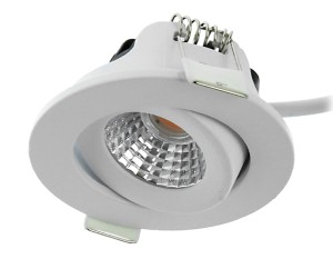 Platte inbouwspot dim-warm zaagmaat 55mm